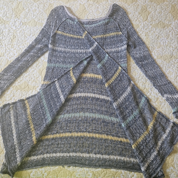 Free People "Life's A Beach" Long Knit Sweater - Picture 10 of 10